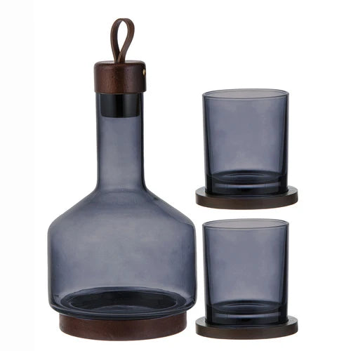 Avalon Navy Decanter Set | 6pc
