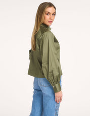 Karen By Simonsen Egina Shirt | Deep Lichen Green