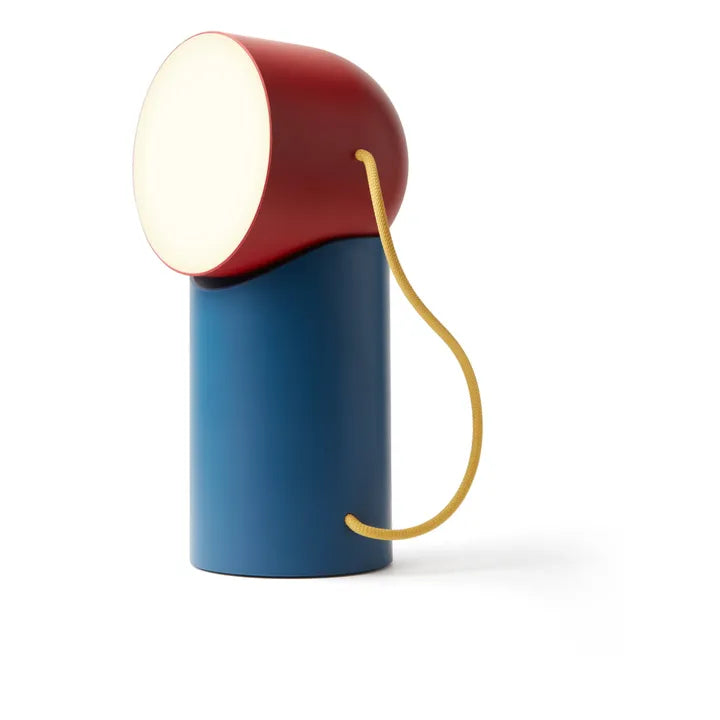 Lexon Orbe Portable Led Lamp With Moving Head | Duck Red Yellow