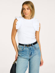 Karen By Simonsen Oda Tank | White