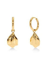 Edblad Petal Hook Earrings | Gold