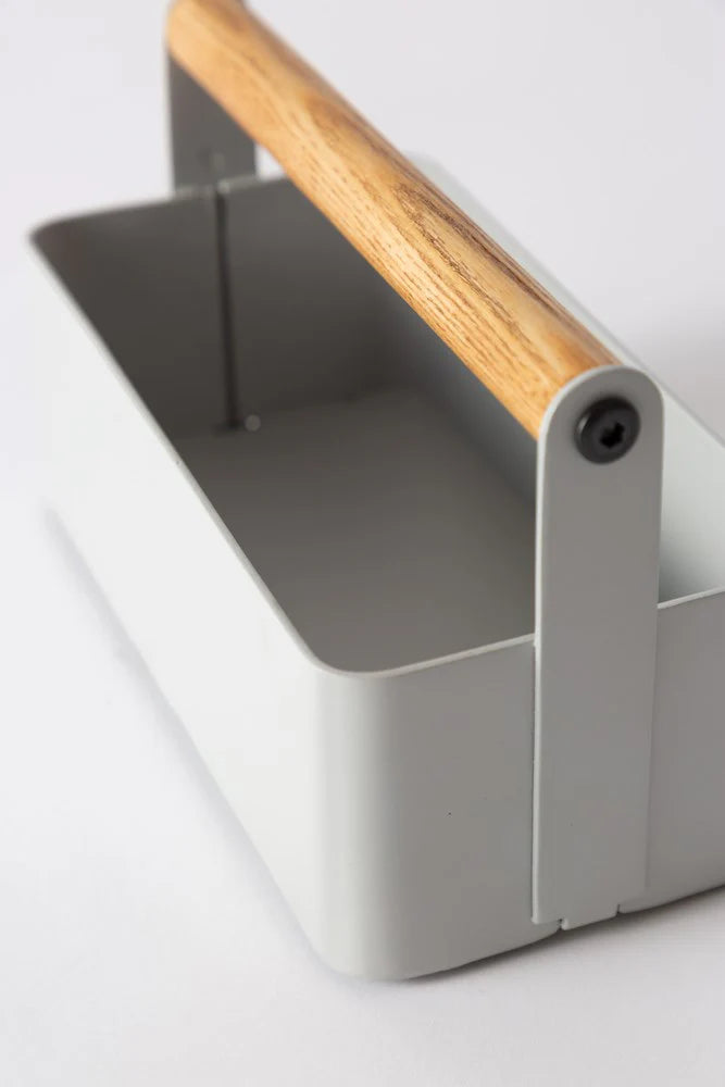 Saffron Inc Fuji Small Storage Box | Grey