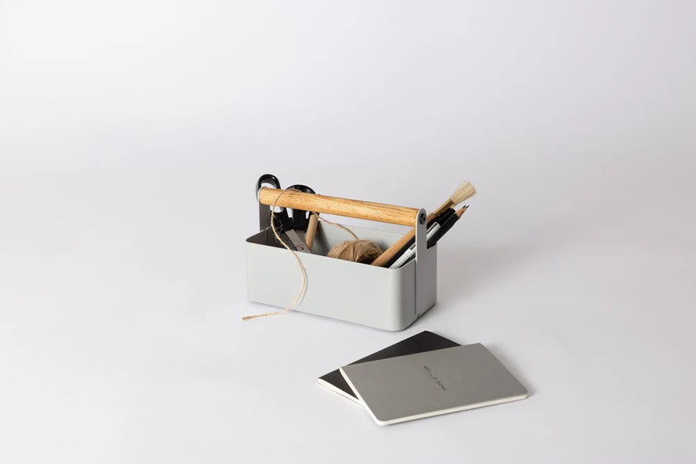 Saffron Inc Fuji Small Storage Box | Grey