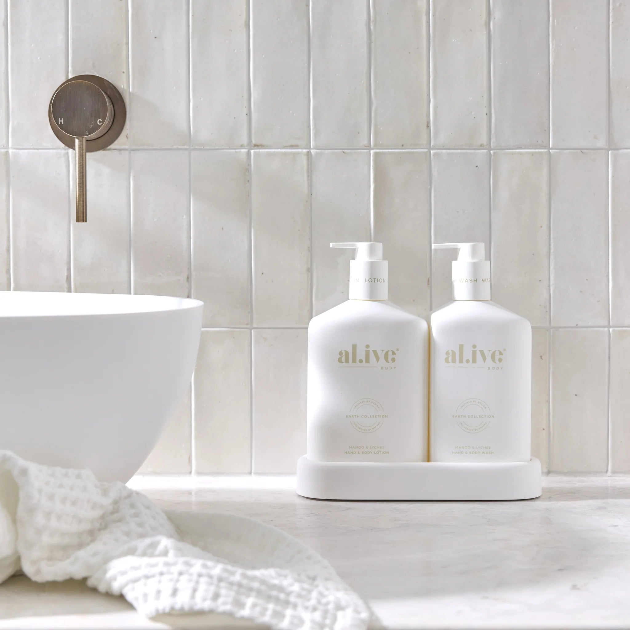 Al.Ive Bathroom Duo Wash + Lotion | Mango & Lychee