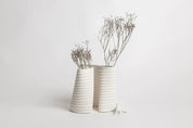 Ned Collections Fulk Vases | White