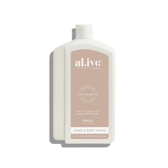 Al.Ive Wash Refill | Apricot & Sweet Fig 1L