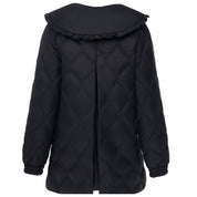 Moke Tess Womens Quilt Coat | Black