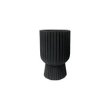 Kenna Fibreclay Planter | Black Small