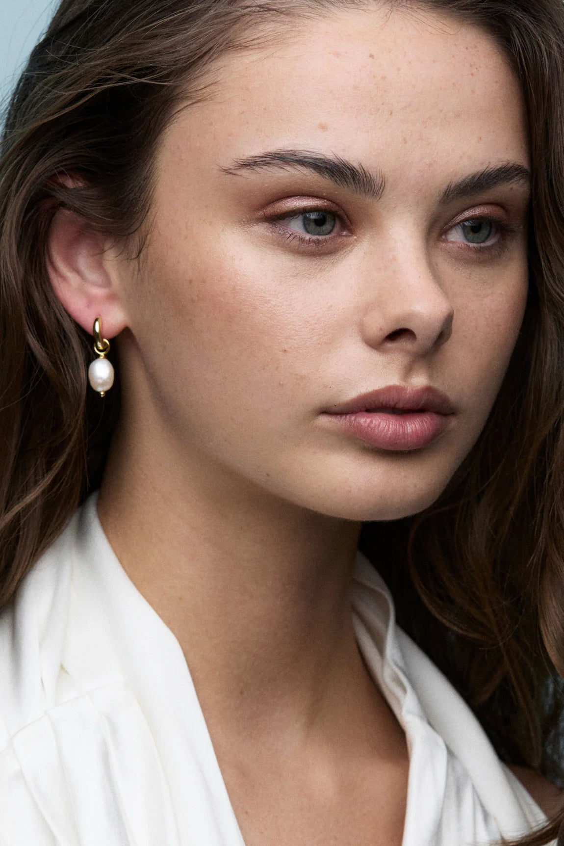 Zafino Charlie Mini Hoop Earrings | Silver
