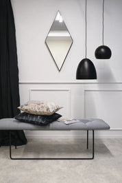 Broste Lighting Round Lavas Ceiling Lamp | Black