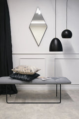Broste Lighting Round Lavas Ceiling Lamp | Black