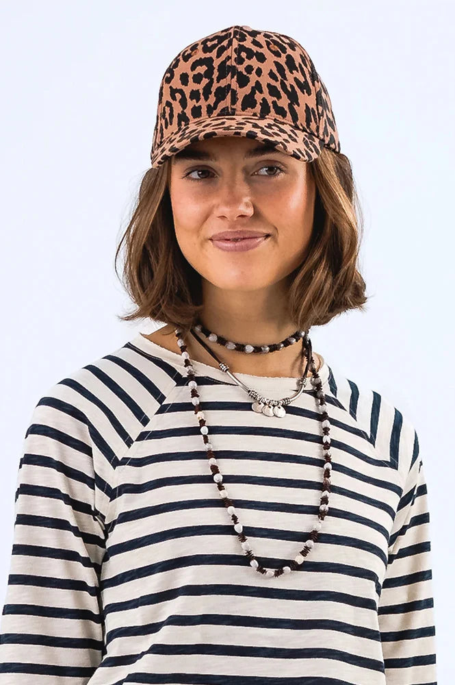 Lollys Laundry Oak Cap | Leopard Print