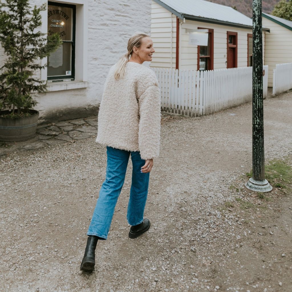 Moke Juniper Reversible Jacket | Olive Green Cream