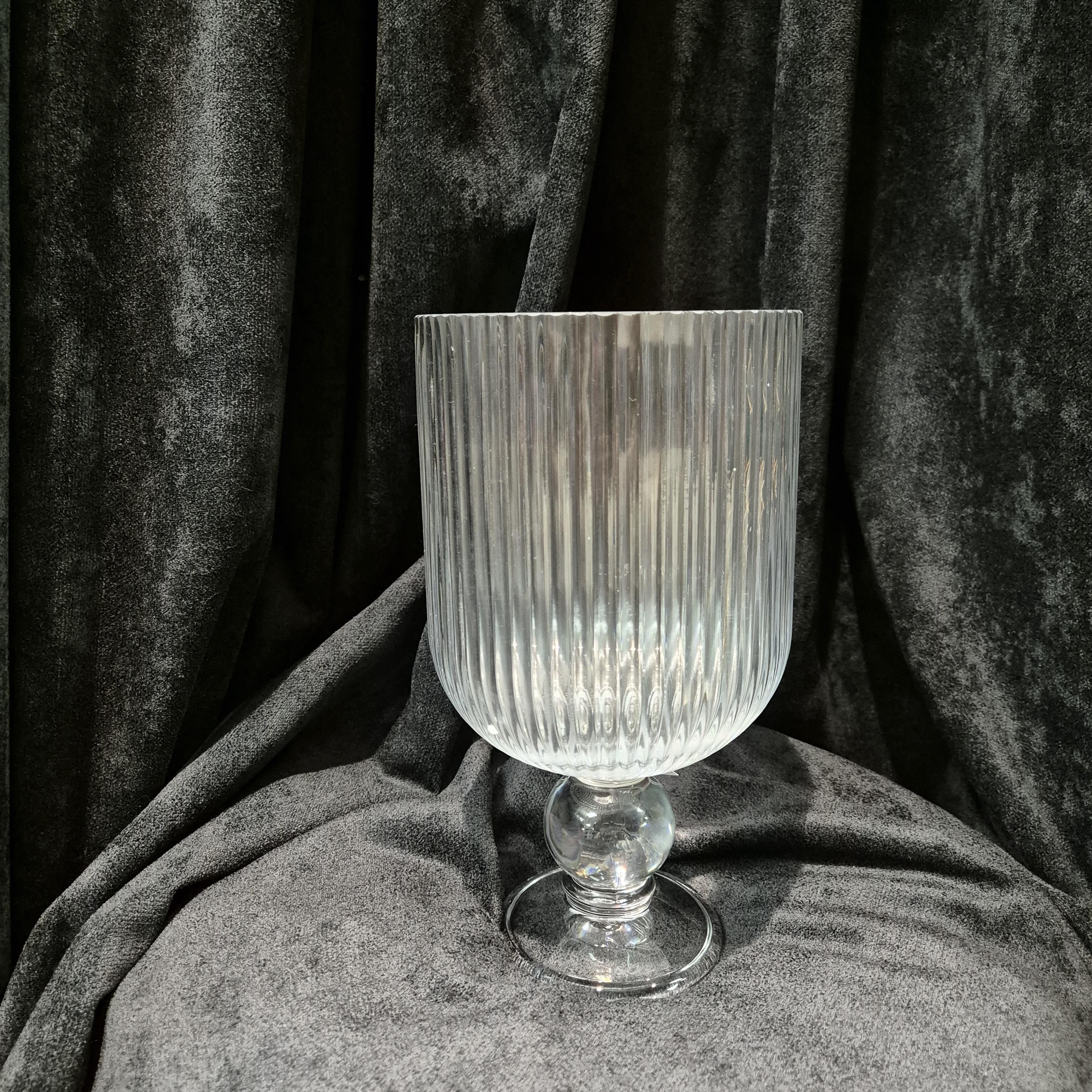 Le Forge Glass Urn Vase | 25cm Clear