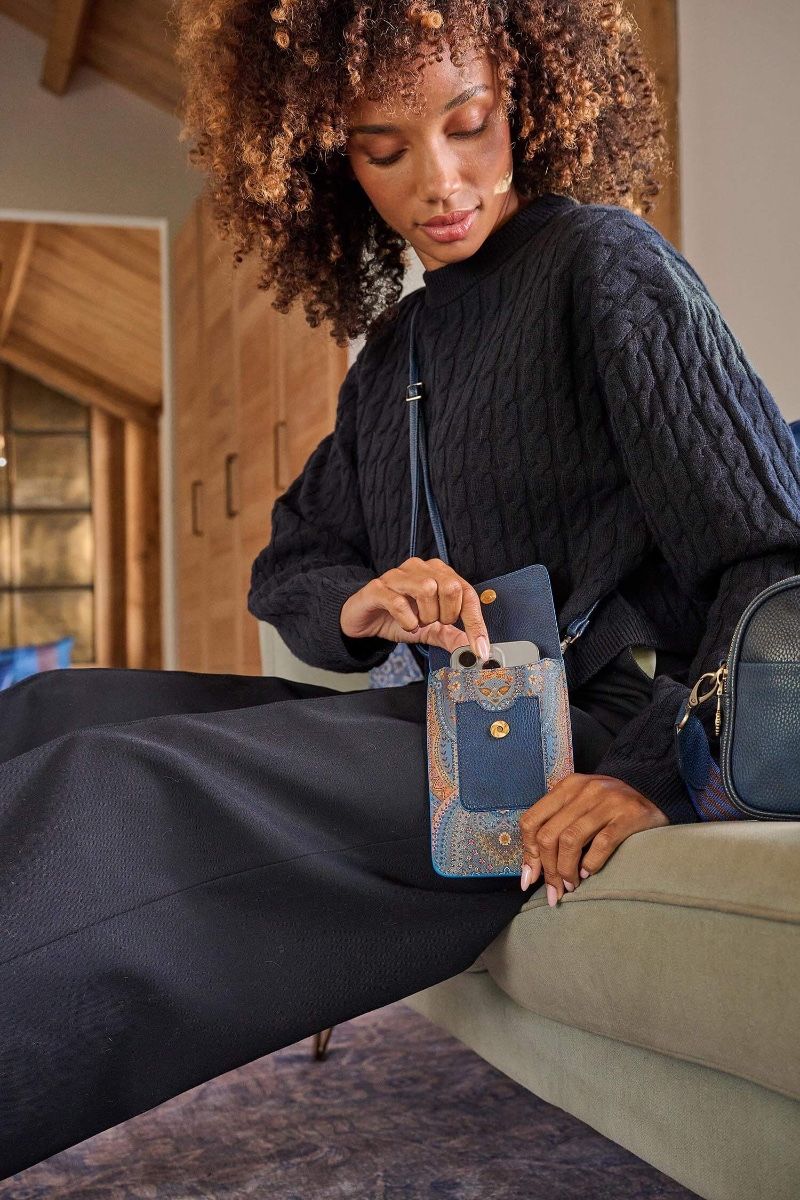 Pip Studio Peggy Phone Bag | Jabali Blue