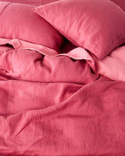 Kip & Co Baroque Rose Linen Euro Pillowcases | Set Of 2