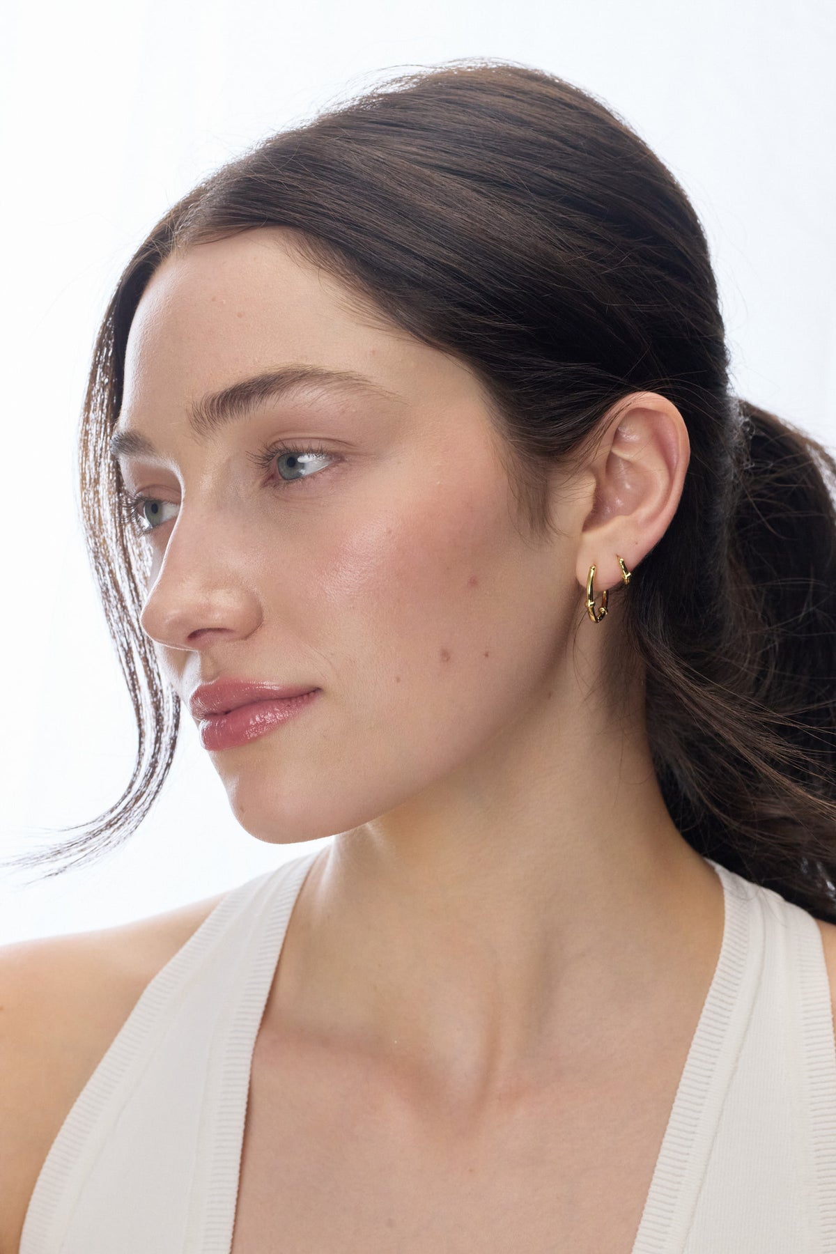 Zafino Tessa Hoop Earrings | Gold