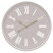 Acctim Northfield 50cm Wall Clock | Taupe