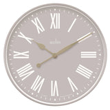 Acctim Northfield 50cm Wall Clock | Taupe