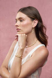 Zafino Luna Pearl Bracelet | Silver