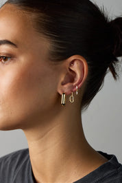 Zafino Eden Hoop Earrings | Silver