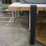 Saffron Inc Metal Legs Short | Black Set Of 4