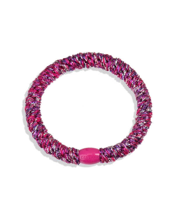Kknekki Original Hair Ties | Pink Unicorn Glitter