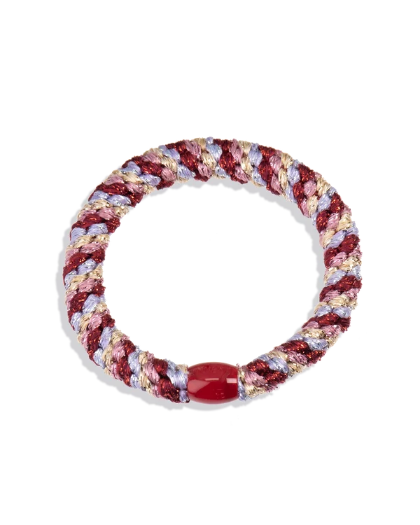 Kknekki Original Hair Ties | Lavender Bordeaux Glitter