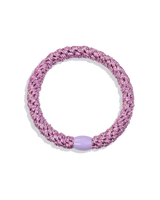 Kknekki Original Hair Ties | Pink Silver Glitter