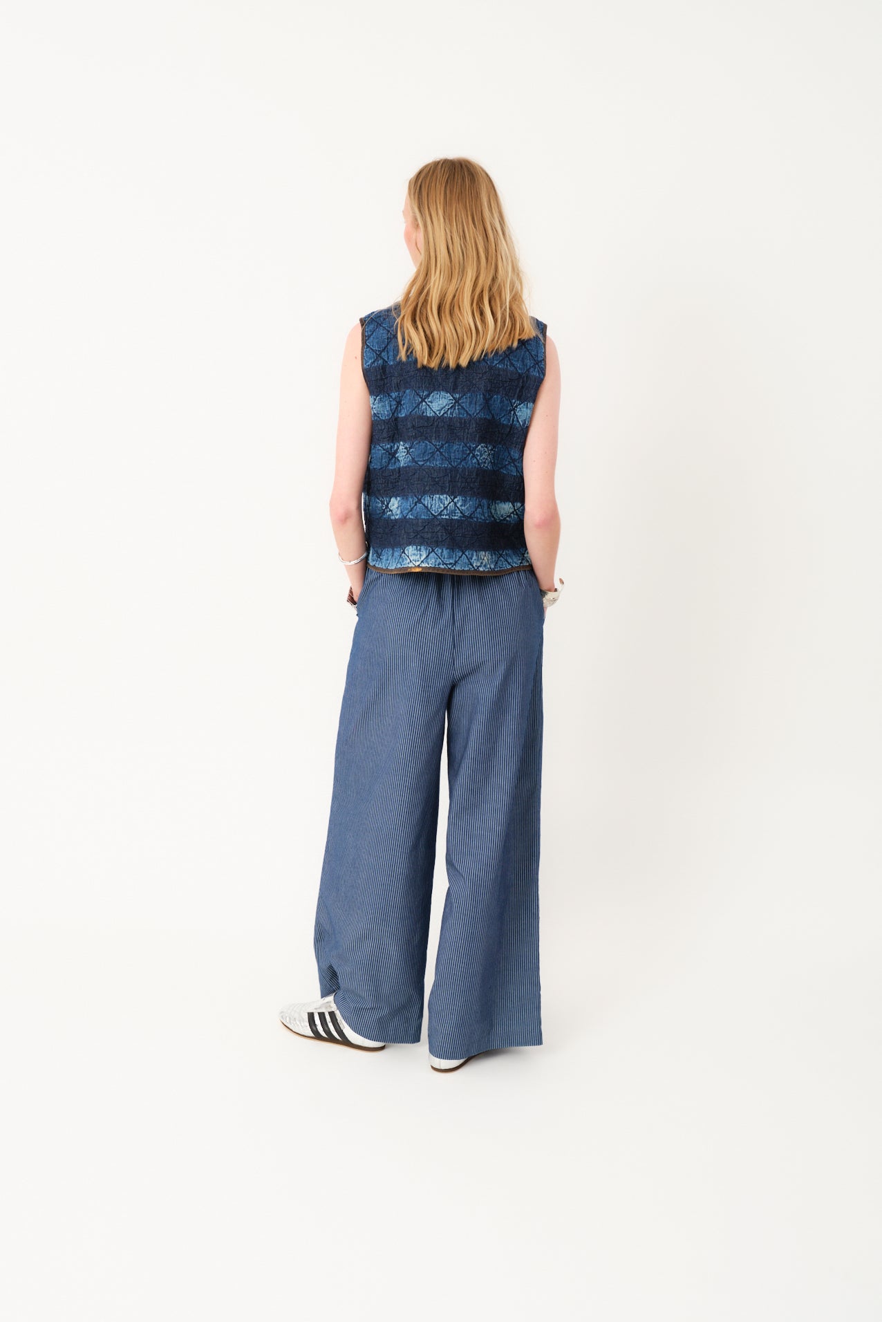 Lollys Laundry Cairo Quilted Vest | Blue