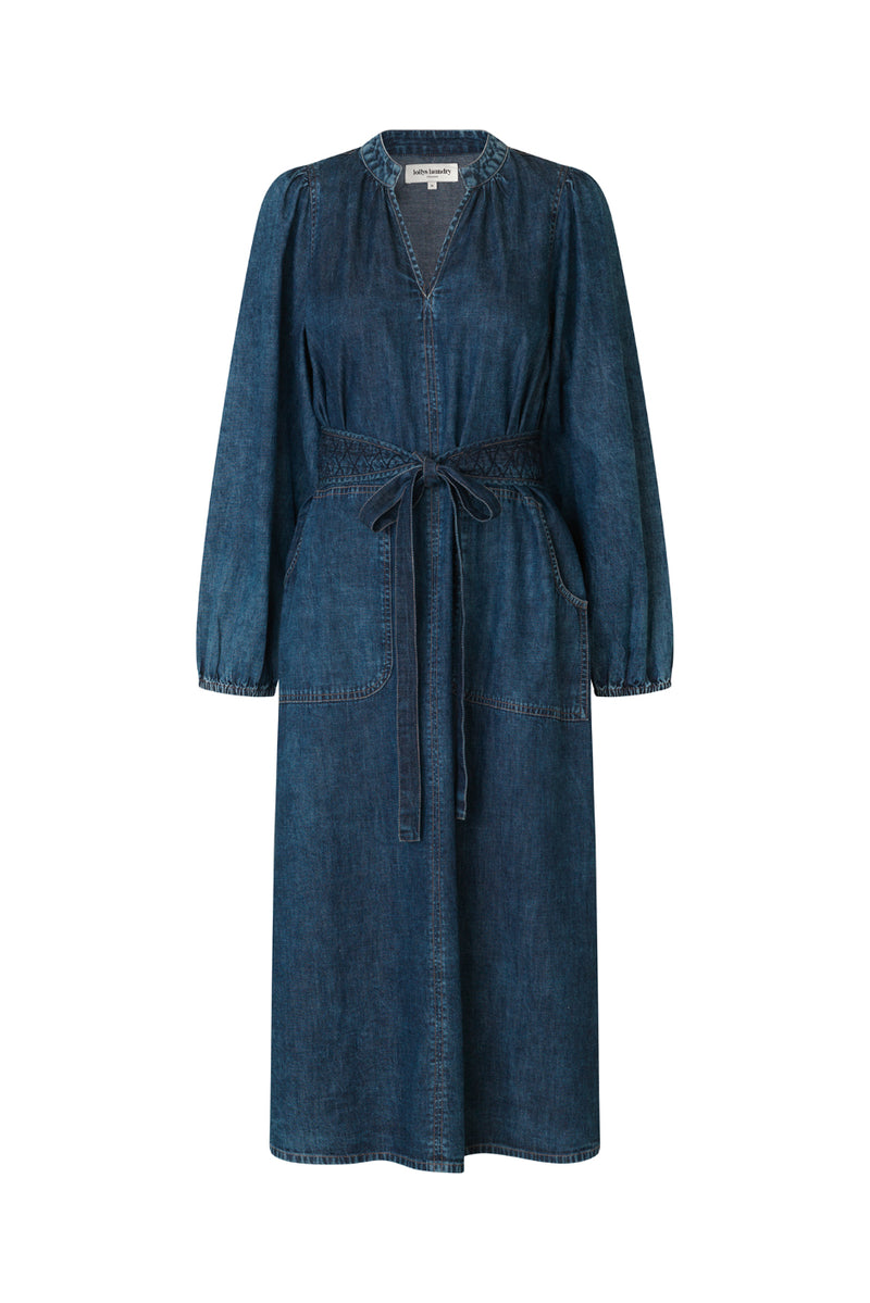 Lollys Laundry Paris Midi Dress | Blue