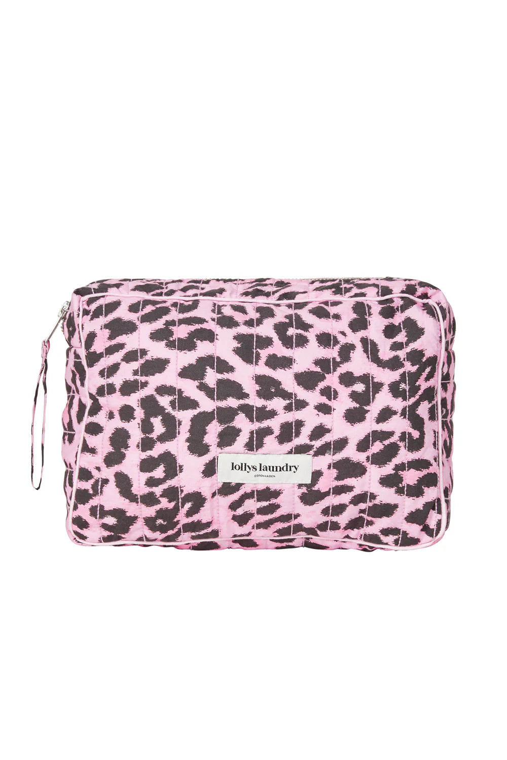 Lolly Laundry Sea Toiletry Bag | Light Pink Leopard