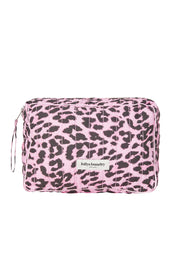 Lolly Laundry Sea Toiletry Bag | Light Pink Leopard