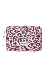 Lolly Laundry Sea Toiletry Bag | Light Pink Leopard