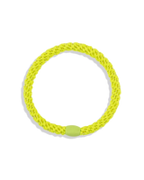 Kknekki Original Hair Ties | Slim Neon Yellow