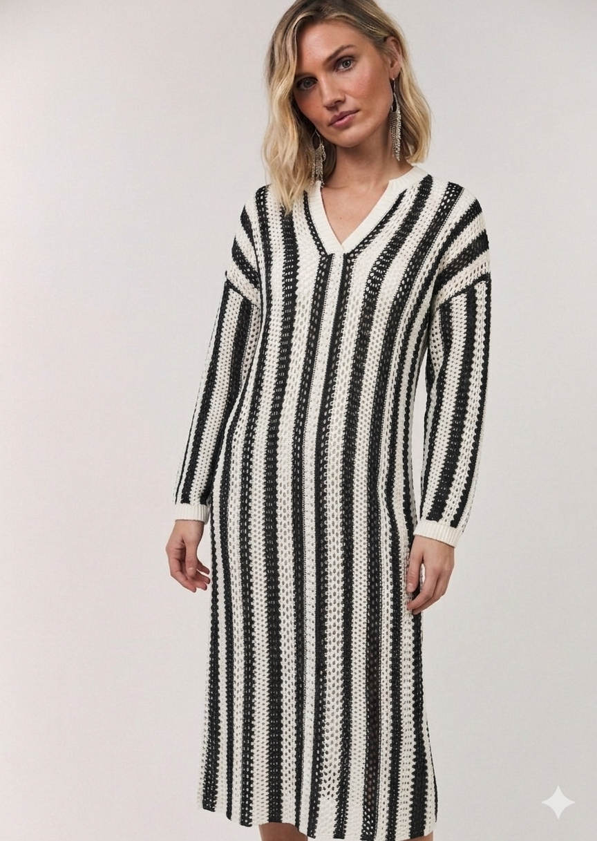 Lollys Laundry Pauline Midi Dress | Black