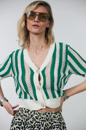 Lollys Laundry Siva Cardigan | Green