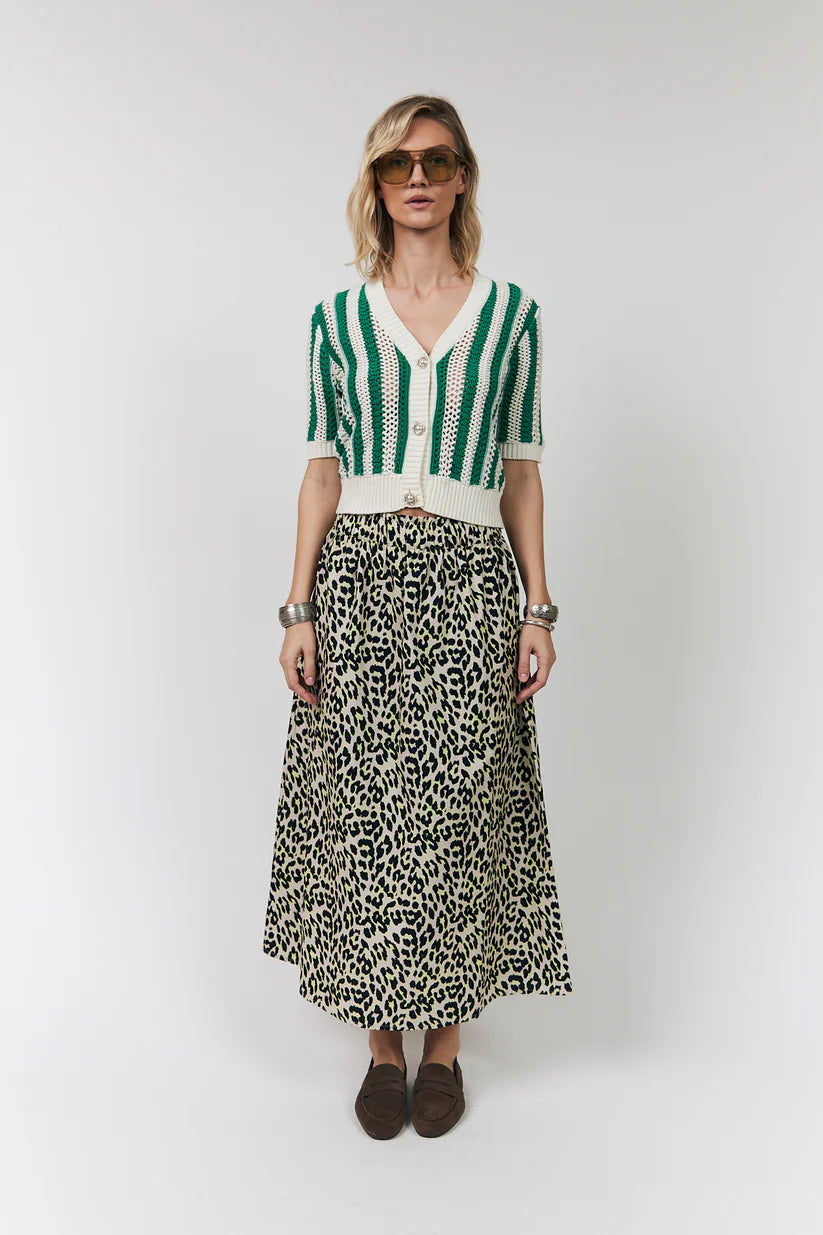 Lollys Laundry Siva Cardigan | Green