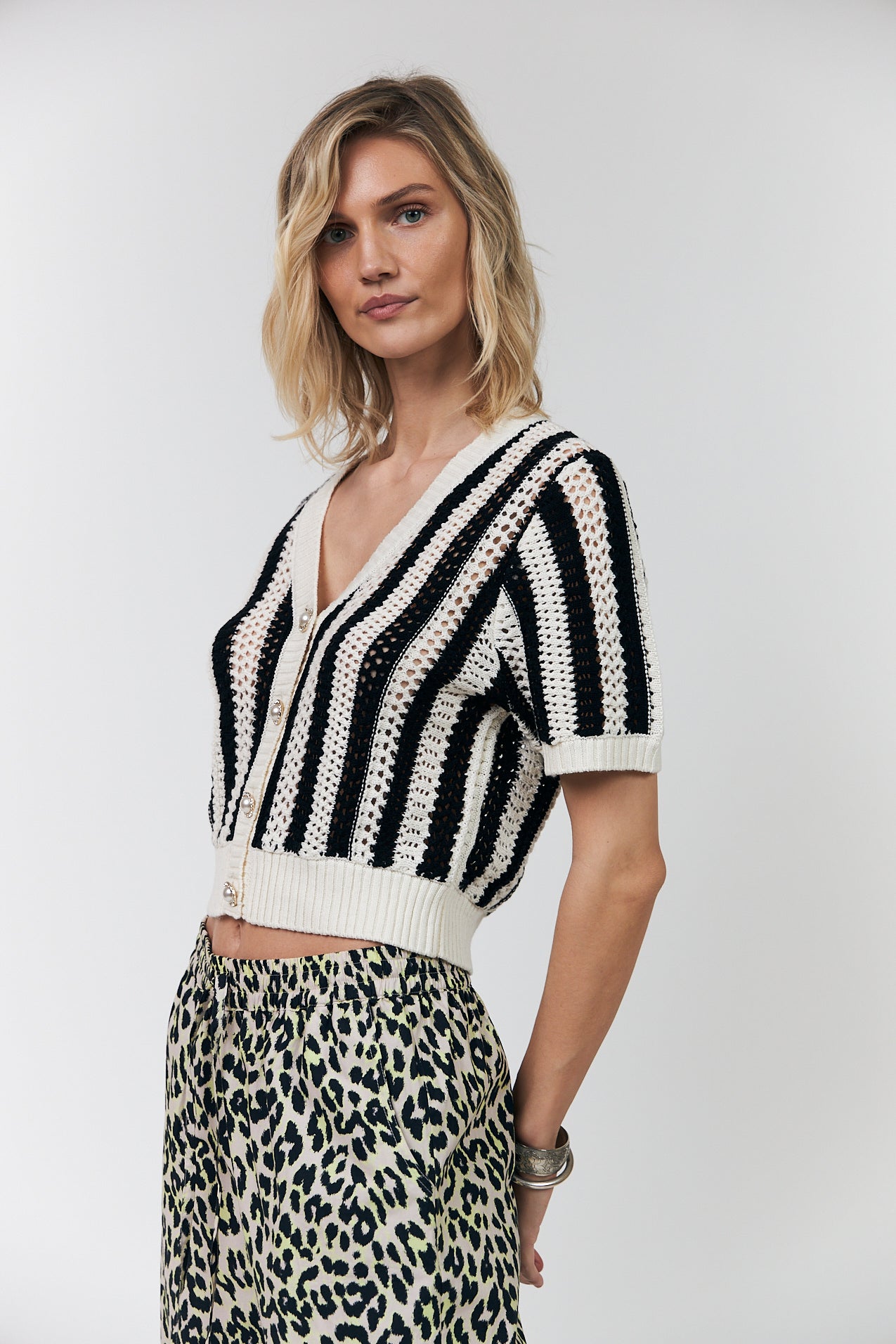 Lollys Laundry Siva Cardigan | Black