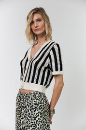 Lollys Laundry Siva Cardigan | Black