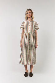 Lollys Laundry Aliya Maxi Dress | Dark Mocha