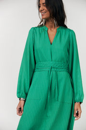 Lollys Laundry Paris Midi Dress | Green