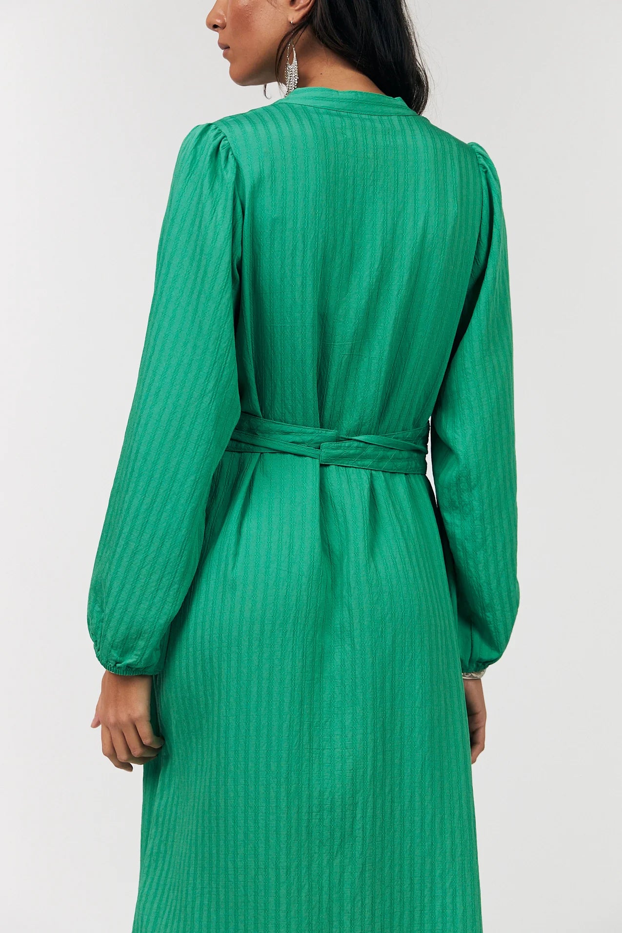 Lollys Laundry Paris Midi Dress | Green