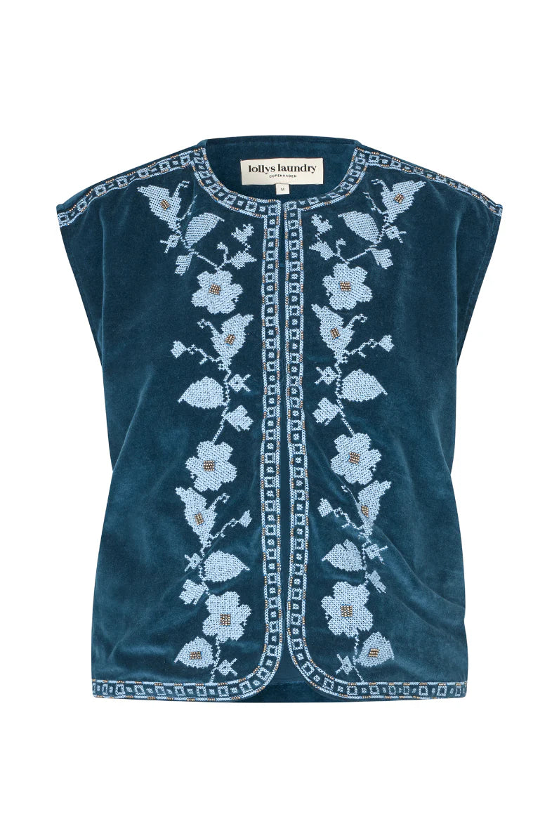 Lollys Laundry Bin Vest | Blue