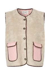 Lollys Laundry Jace Vest | Beige
