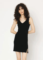 GG Essentials Reversible Rayon Slip Mid Length | Black