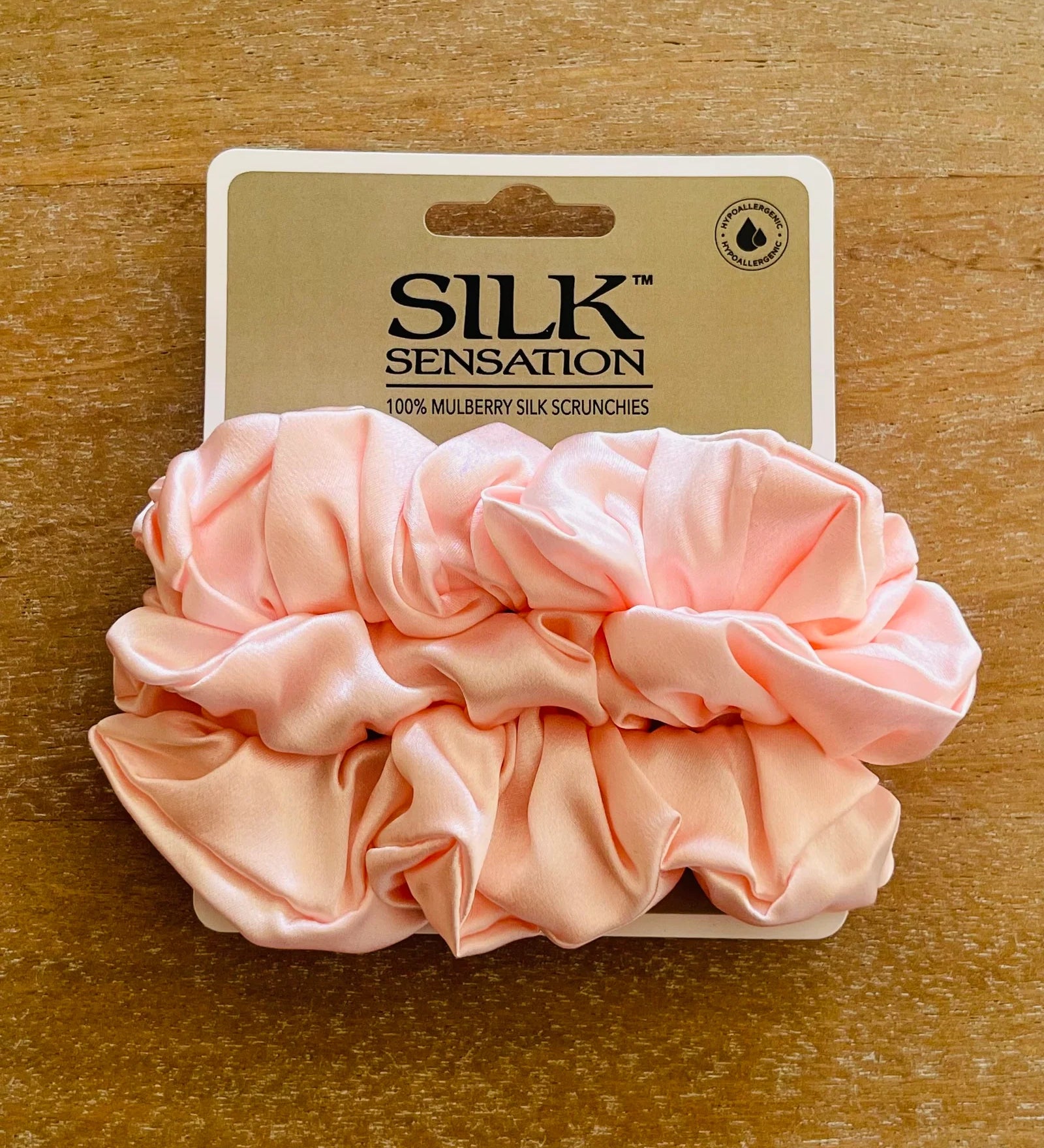 Silk Sensation Silk Scrunchies | Large Set Of 3