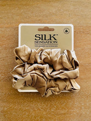 Silk Sensation Silk Scrunchies | Large Set Of 3