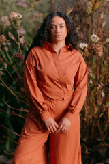 Re-Create Boxy Shirt | Burnt Sienna