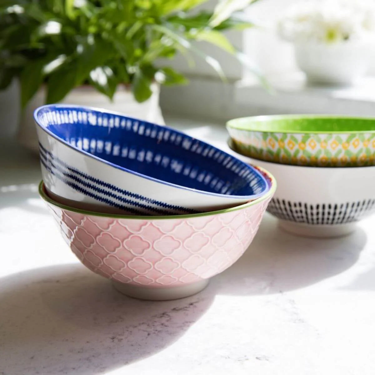 Mikasa Does it All Bowl | 15.7cm Geometric Green